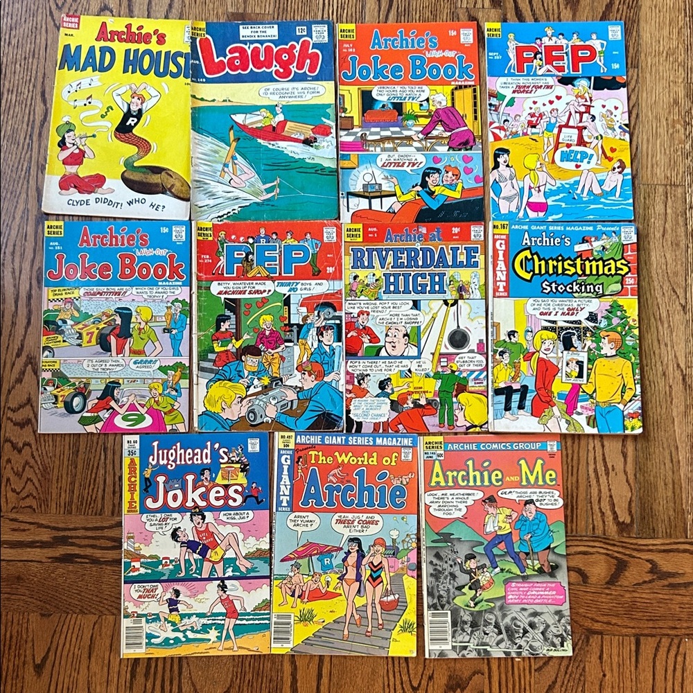 Vintage Comic Book Collection (13) total